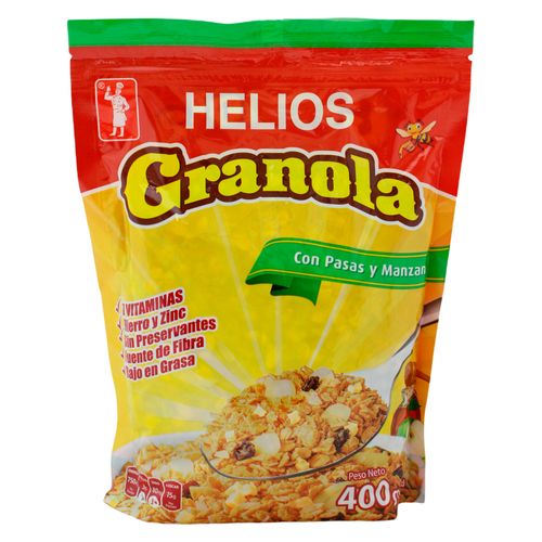Granola Helios con Pasas y Manzana - 400gr