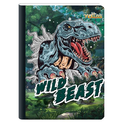 Cuaderno Cosido Pequeño 100H Rayado Diseño - Dinosaurio