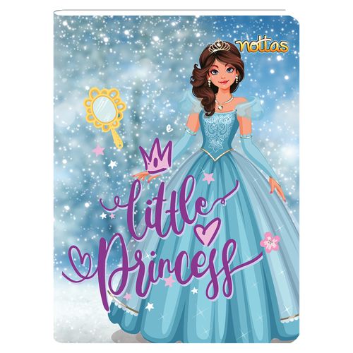 Cuaderno Grapado 80 Hojas Rayado Diseños - Princesa