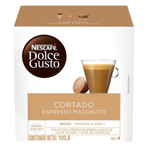 Café con leche maxi ahorro pack 2 estuches 32 cápsulas · NESCAFE DOLCE GUSTO  · Supermercado El Corte Inglés El Corte Inglés