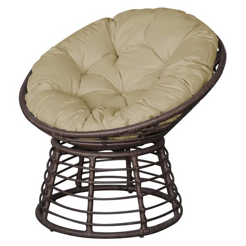 Silla Mainstays Papasan De Rattan Con Cojin