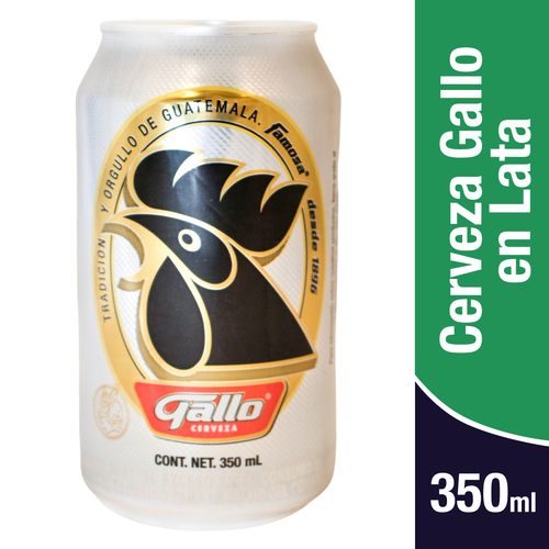 Cerveza Gallo Lata 350Ml