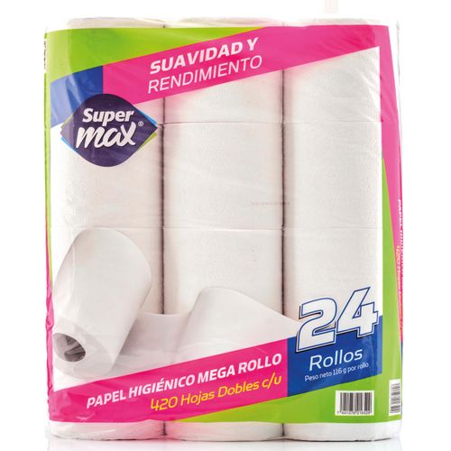 Papel Higienico Supermax 450Hd 24Rollos
