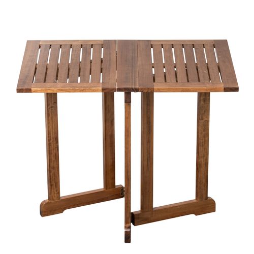Mesa Mainstays Plegable De Madera Exterior 90Cm