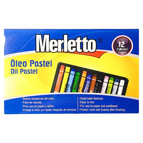 Óleo Pastel  Merletto - 12 Unidades