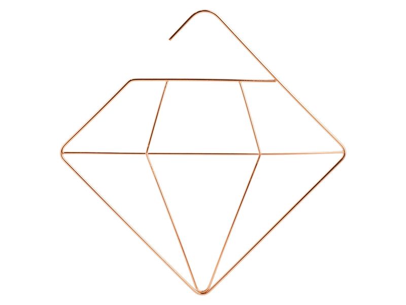 Percha-Mainstays-Diamante-Para-Bufanda-Rose-Gold-1-48059