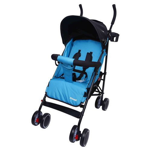 Coche Prinsel Fiesta Plegable Tipo Sombrilla Color Azul