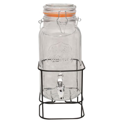 Dispensador Mainstays Liquido 3 Litros Con Rack De Metal  Modelo Gd 2043B