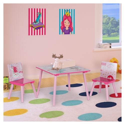 Set De Mesa Y 2 Sillas Mainstays Kids Para Niña