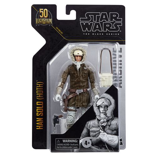 Figura De Acción Star Wars The Black De Han Solo Hoth Escala -15 Cm