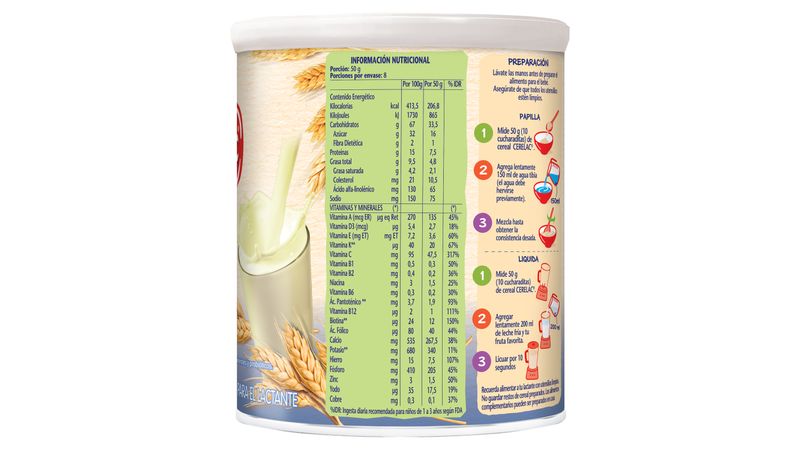 Comprar Nestlé® CERELAC® Trigo con Leche Cereal Infantil Lata 400g, Walmart  Guatemala - Maxi Despensa