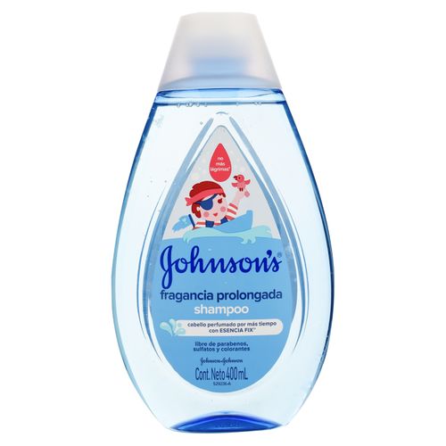 Shampoo Infantil Johnson's, Fragancia Prolongada -400ml