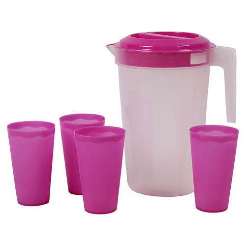 Pichel Haus Plastico De 1 Punto 9Lt Con 4 Vasos