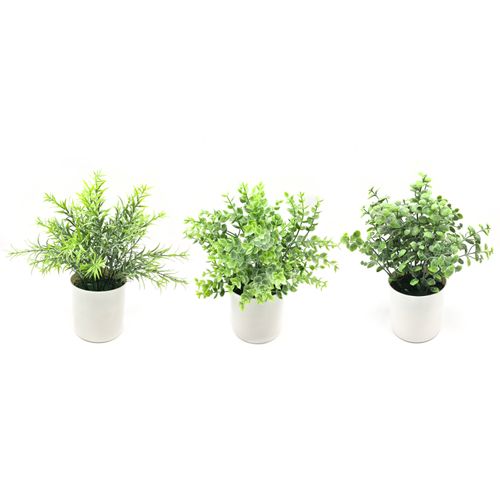 Planta Mainstays Artificial Decorada Con Maceta Ceramica