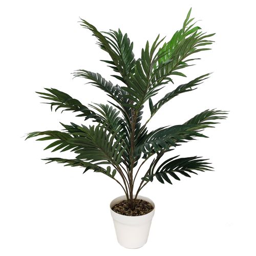 Palmera Mainstays Artificial Con Maceta Blanca