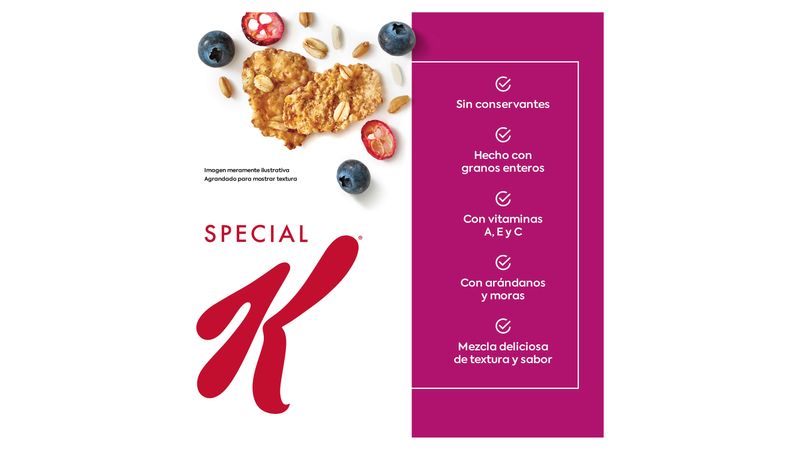 Kellogg's Special K Frutos Rojos 300g : : Alimentación y bebidas
