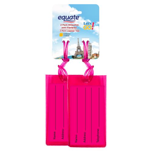 2Pack Equate Etiquetas  Para Viaje
