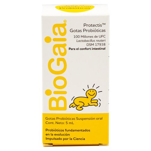 Gotas Probioticas Biogaia Protectis 100 Millones Ufc De Lactobacillus Reuteri Cepa Dsm 17938  5Ml