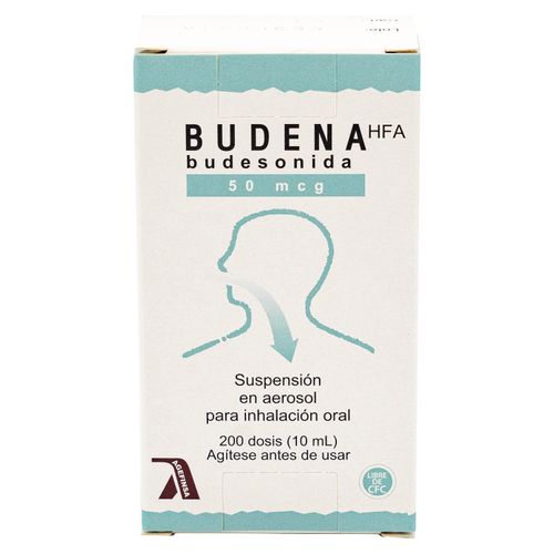 Inhalador Oral Budena Budesonida 50Mcg  200 Dosis