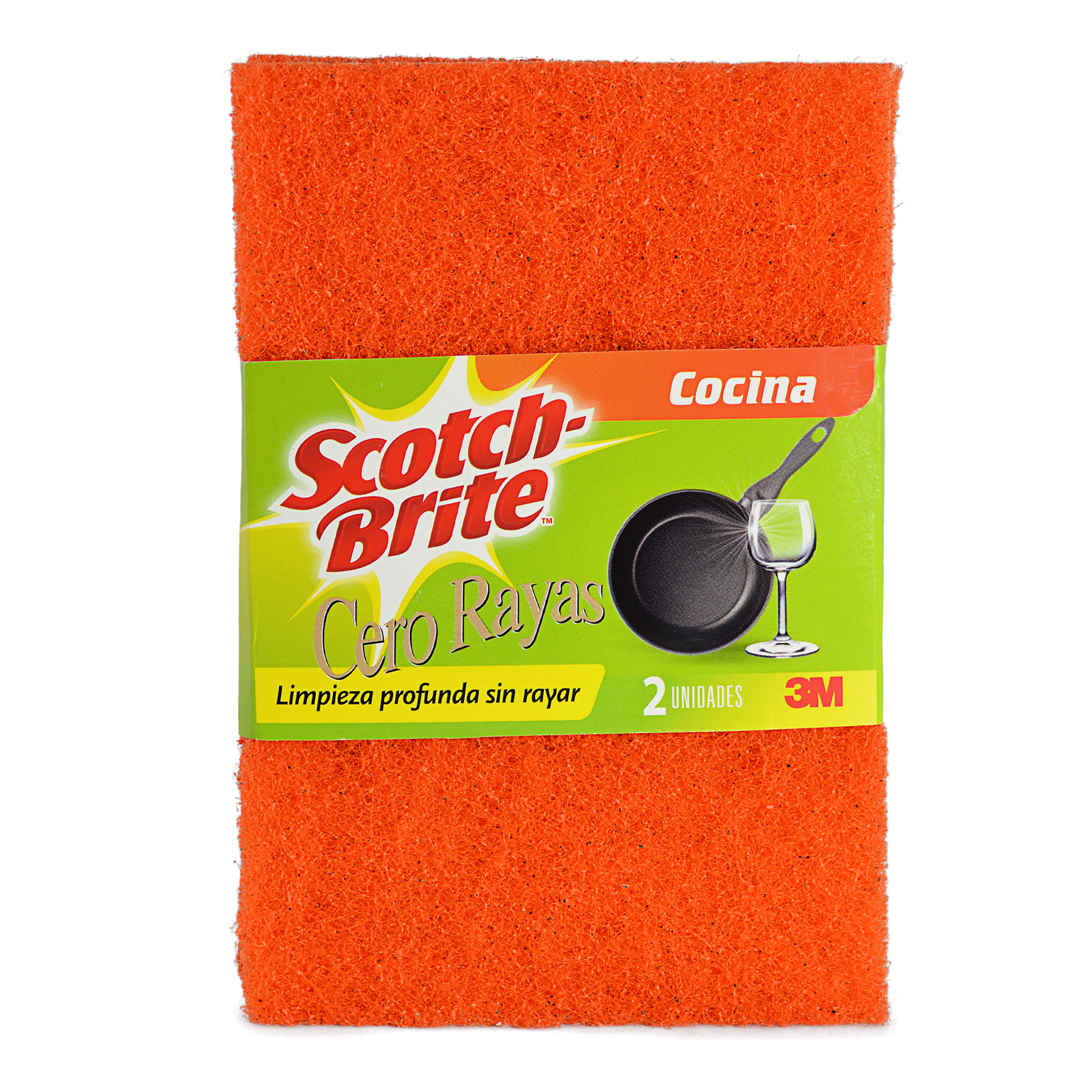 Esponja Limpieza Pesada Cuadrada Scotch-Brite® 3 Unidades