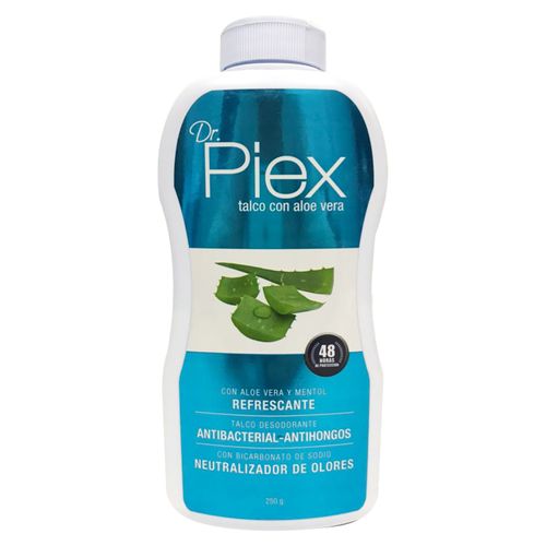 Talco desodorante Dr. Piex con aloe vera - 250 g