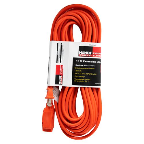 Extension Handi Works Uso Rudo Color Naranja - 10 Mts