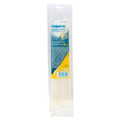 Cincho Plst. 50Pzs Blco 4 5 Mmx30Cm Fu02