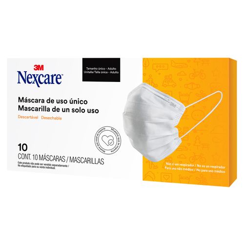 Mascarilla Desechable Uso Diario Nexcare x 10 und