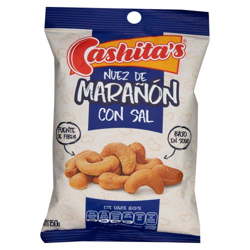 Nuez Cashitas Marañon Hrneado Sala - 150gr