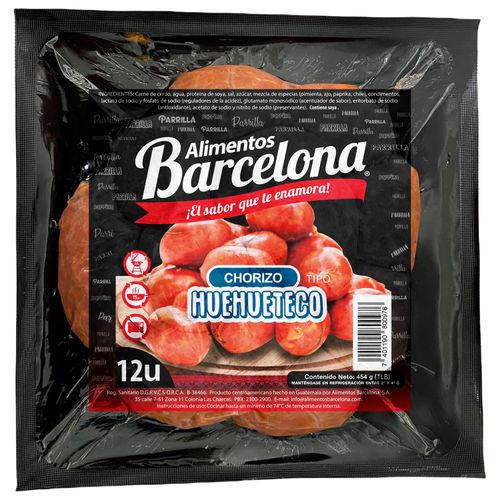 Chorizo Barcelona Huehueteco - 1Lb