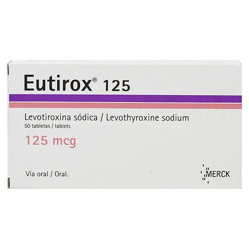 Eutirox 125Mg X50 Tabletas