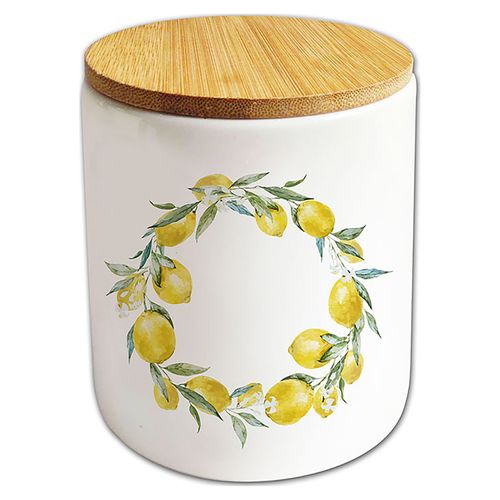 Bote Mainstays Ceramica Decorativ Diseño Limones