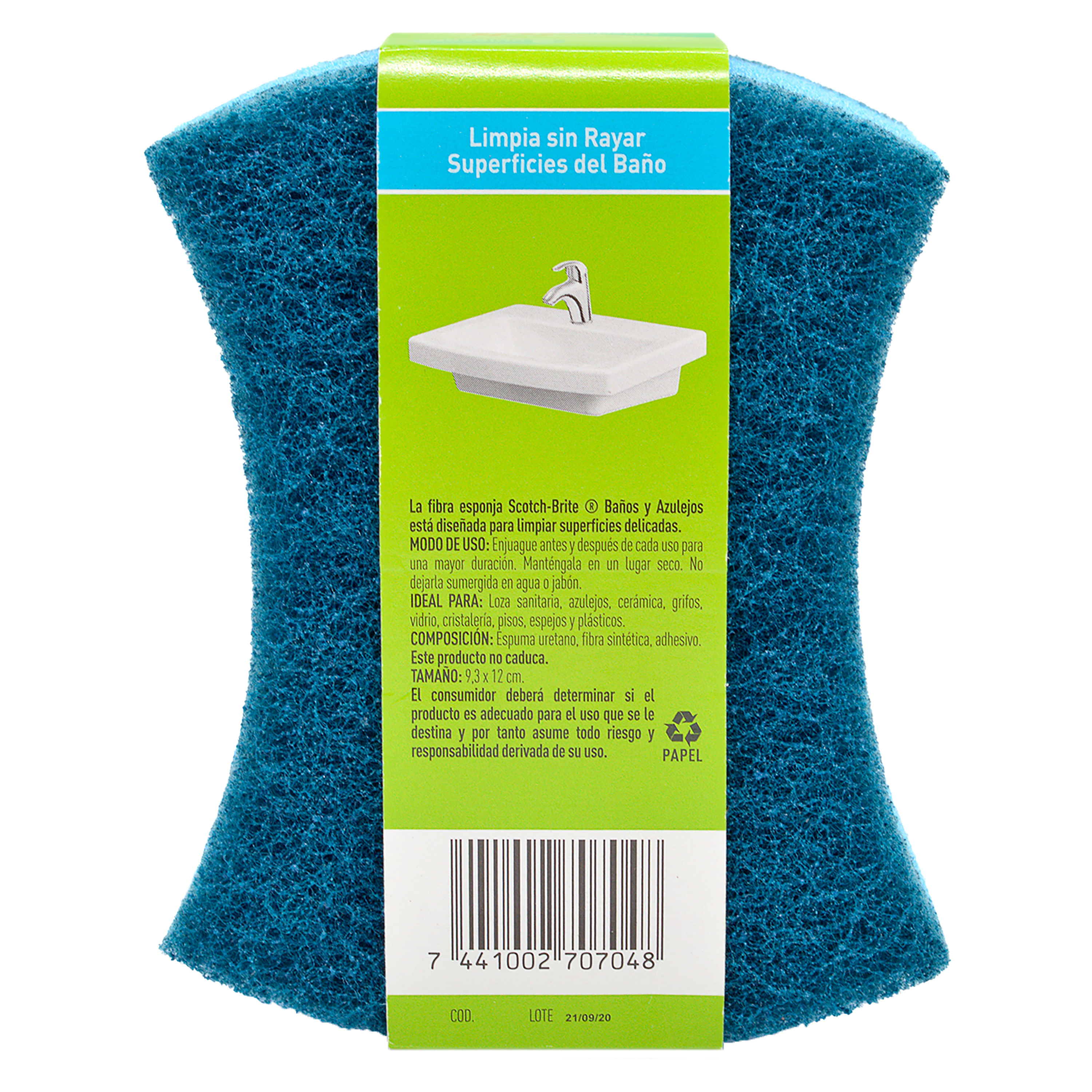  Operitacx Esponja de limpieza para baño, esponja de baño,  esponja para el hogar, utensilios de cocina, esponja para sartén, trapo,  esponja de limpieza, esponja esmerilada : Salud y Hogar