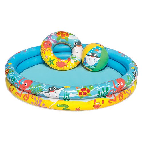 Set Bestway Piscina Aro Pelota Inflable