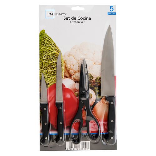 Set Cocina Mainstays- 5 Piezas
