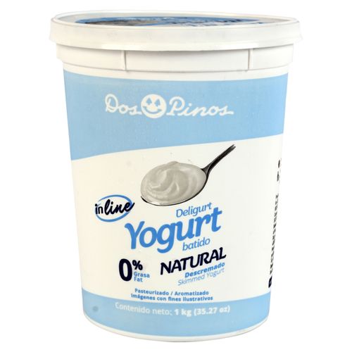 Yogurt Dos Pinos Batido Natural Inline - 1kg