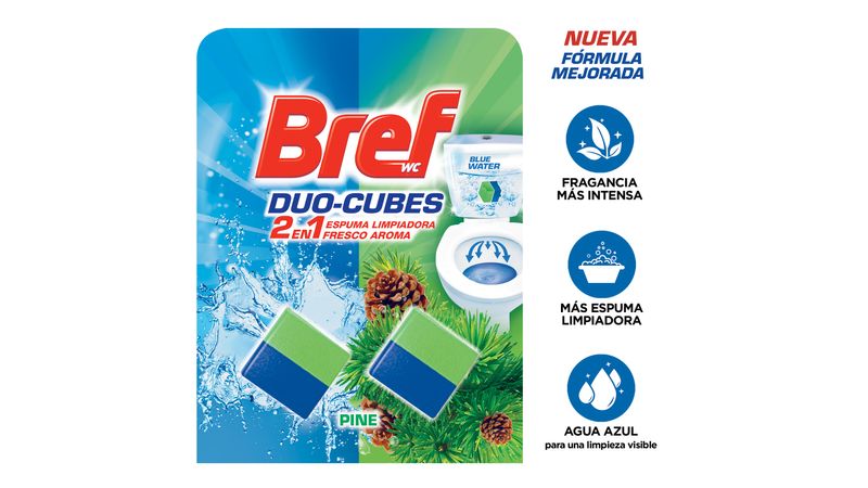 Pastillas Bref WC Duo-Cubo Pino – Súper La Violeta