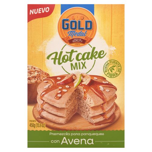 Hot Cake Mix Gold Medal Avena - 450gr