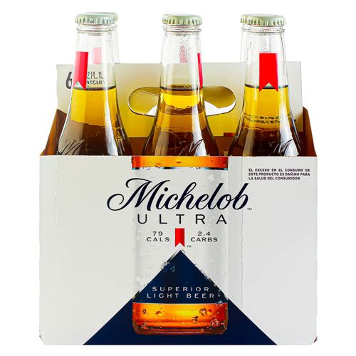 Cerveza Marca Michelob Ultra En Botella 6 Pack - 2130ml