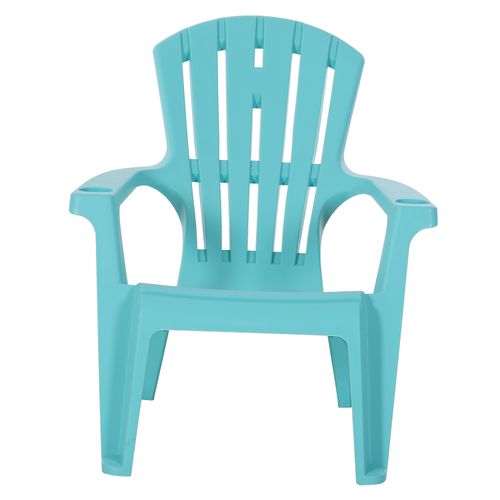 Silla playera  mainstays adulto plastica  color aqua