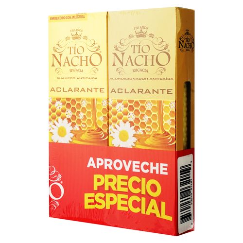 Pack Shampoo y Acondicionador Tío Nacho Manzanilla - 830ml