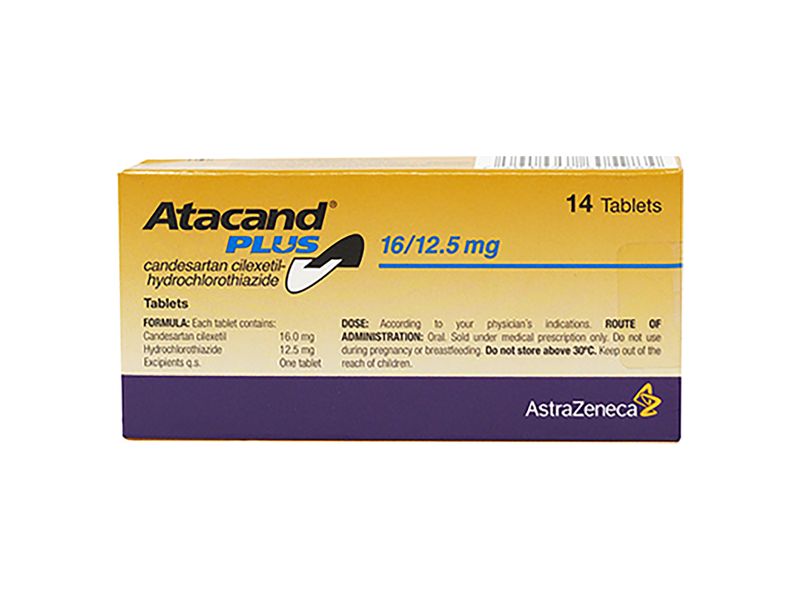 Comprar Atacand Plus 16/12.5Mg 14 Tabletas Una Caja | Walmart Guatemala