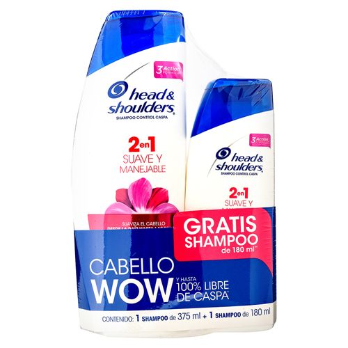 Pack Head Shoulder Shampoo Man 2N1 555Ml