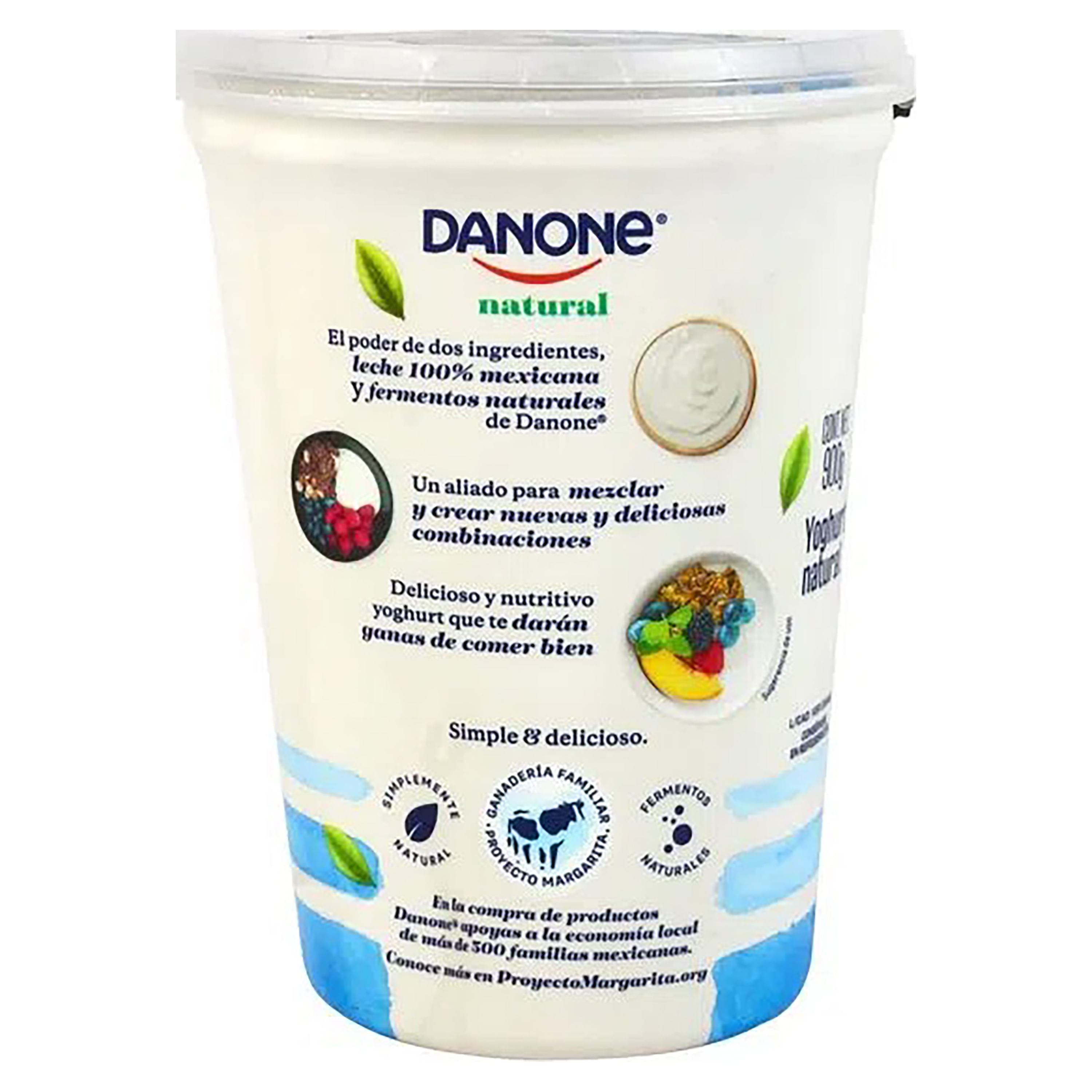 Danone - Las cosas naturales son simplemente extraordinarias. Como el yogur  natural Danone, que solo tiene leche y fermentos naturales 😋