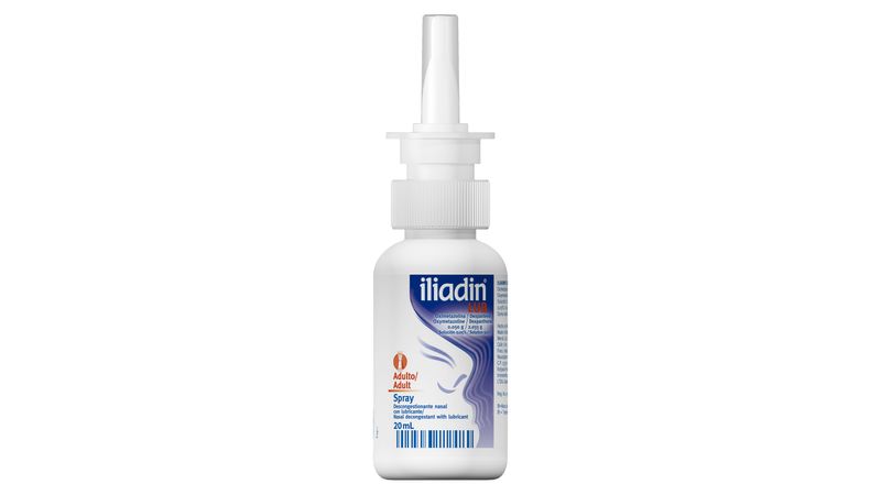 Descongestionante Nasal Iliadin Lub Infantil Spray Con Lubricante 20 ml