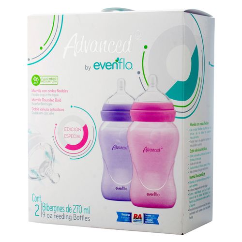 Biberon Evenflo Bold Nina 2 Pk 9 Oz