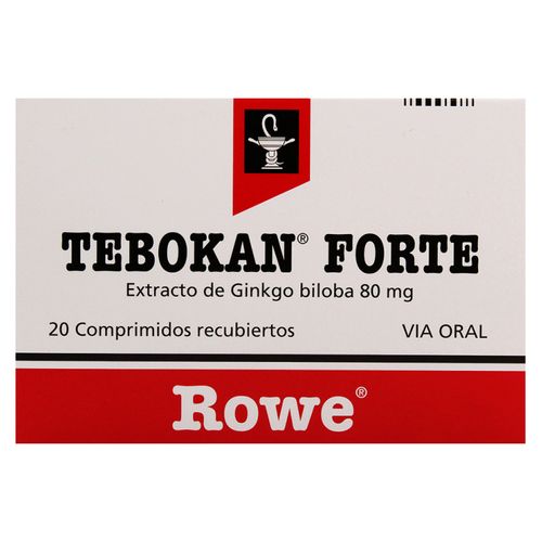 Tebokan Forte 80 Mg X20 Cápsulas