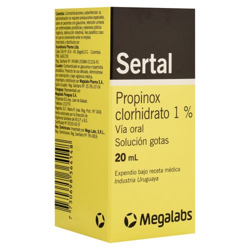 Sertal 1% 20 ml Gts