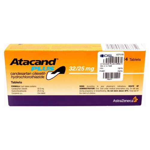 Atacand Plus 32/25Mg X14 Tabletas