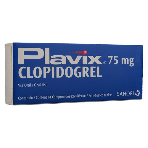 Plavix 75Mg 14 Tabletas